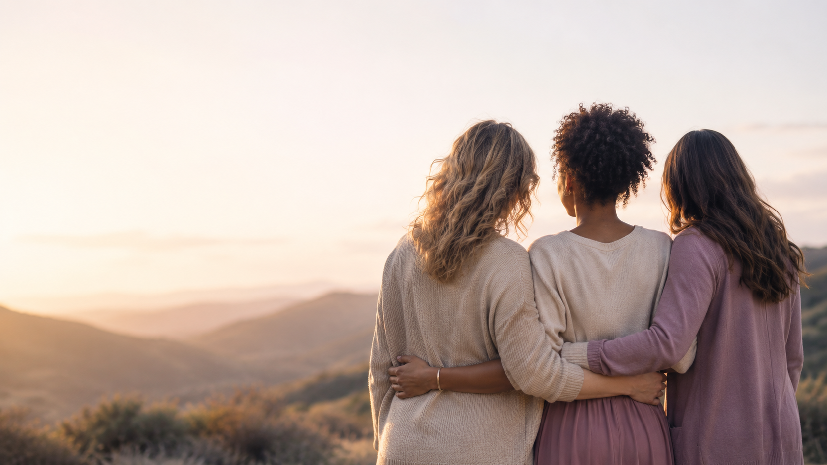 Des femmes réunies, symbole d'écoute et de solidarité